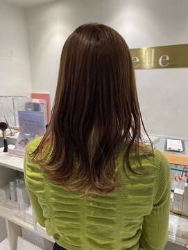 フィゼル 福島店(fizelle) インナーカラー裾ピンク