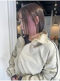10代.20代.30代インナーカラー/ミニボブ/切りっぱなしボブ