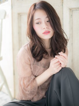 モッズ ヘア 福岡姪浜店(mod's hair) mod's姪浜/ベージュピンクブラウン毛先パーマエアリーロングh