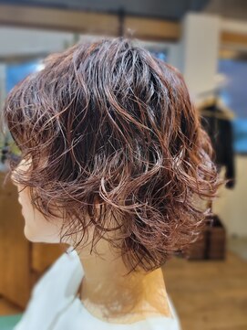 レン(Re:N) ショートウルフ×パーマ