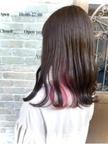 アメリ ココロ 南森町店(Ameri cocoro.)&nbsp;【インナーピンク/ミディアム/似合わせボブ】#Ameri  #南森町