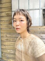 アオ(AO。)&nbsp;ベージュカラー/透明感カラー/顔まわりレイヤーカット/横浜