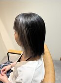 インナーカラー/シルバー/白髪ぼかし