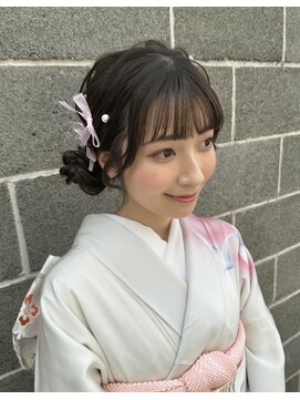 ソノ(sono) 振袖ヘア 振袖ヘアメイク ツインアレンジ ツインヘア