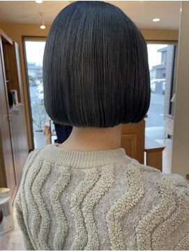 ルシュカイチマルニ(Rasca102) ♪Rasca☆ボブ/グリーンカラー/ブリーチカラー