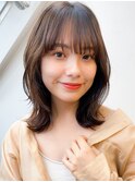 10代20代30代大人可愛い韓国再現性シースルーバングくびれへア