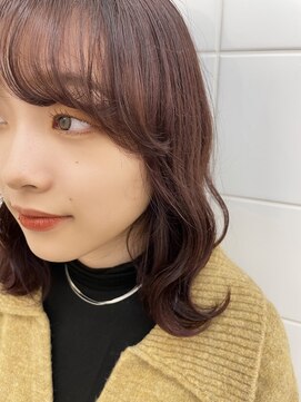 クラム(clam.) ブリーチなしで暖色カラー