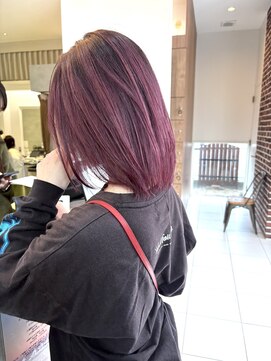 リコ ヘアアンドリラクゼーション(LICO HAIR&RELAXATION) LICO ピンクカラー　バレイヤージュ