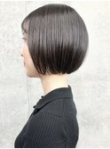 =コンパクトボブグラデーションボブ丸みボブ耳かけボブ30代40代