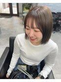 切りっぱなしボブ