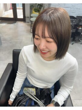 ジゼル 梅田(GiseL) 切りっぱなしボブ