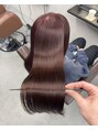 エクシーズ 新宿(XYZ) ブリーチ無しWカラーケアカラーで圧倒的にダメージレス