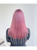 透け感たっぷりペールピンク