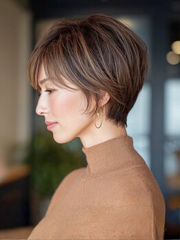 サンタフェ 一宮森本店(Santa'Fe)の写真/【白髪ぼかしカラー専門】一人ひとりの骨格・髪質に合わせたご提案でお悩み解決!自然なボリュームUPにも◎