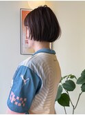 〈浅草 半個室〉丸みミニボブ