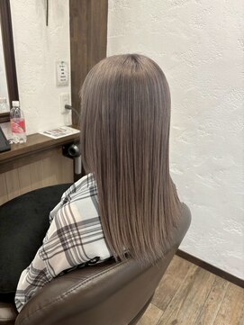 アミリー ひたち野うしく店(Amily) ハイライトバレイヤージュダブルカラーケアブリーチ20代30代