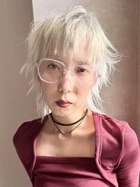 エンクス 天王町店(enx)&nbsp;着物ヘア/ダークアッシュ/ミディアムレイヤーカット/天王町NH121