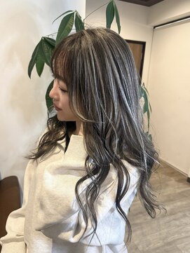 アチェロプラス 幸手店(acero+) グレージュのたっぷりハイライト♪