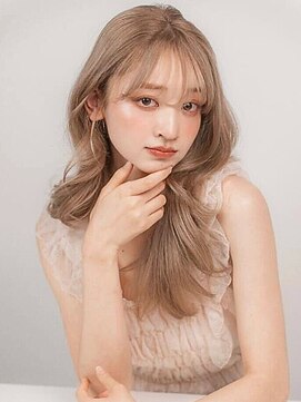 ライン(LYNE) ケアブリーチ/透明感/ライトベージュ/レイヤーカット