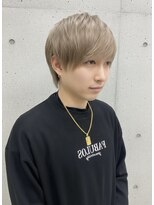 アジールヘア 上野店(agir hair)&nbsp;グレージュ/ミルクティー/メンズ/ナチュラルハイトーン/上野駅