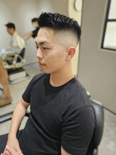 宮川理髪店&nbsp;スキンフェードアップバング