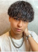 ツイストスパイラル/スパイラルパーマ/メンズ/眉毛