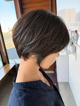 リドル ヘアー 駒生店(Riddle HAIR) 乾かすだけでまとまるショートボブ