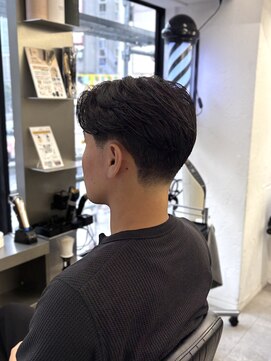 グルーマーズトウキョウ(GROOMER/S TOKYO) ラフカール ニュアンスパーマ フェザーパーマ センターパート