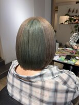 アンジュールリバティー(UN JOUR LIBERTY) ハイトーングリーン×ベージュ