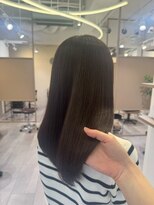 クク(coucou) ミディアムロングレイヤーミディアムレイヤー顔周りレイヤー韓国