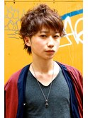 束感カットとウェーブパーマでセット簡単！