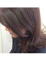 ティラベント 泉ヶ丘店(tiravento) バイオレットアッシュ×無造作ミディアム