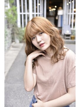 トリ 六甲道店(TORi) ピンクアッシュ×ストレート