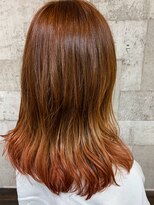 オンリエド ヘアデザイン(ONLIed Hair Design) 【ONLIed】オレンジグラデーション
