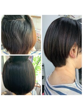 ジュジュ jou jou ショートでも自然な縮毛矯正
