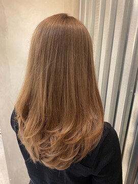 ジーナ 札幌(Zina) 【Zina札幌】小顔/オリーブカラー/ハイライトカラー/髪質改善