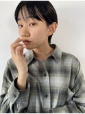 黒髪タイトショート