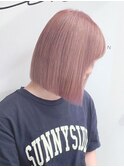 切りっぱなし/パールピンク/ハイトーンカラー