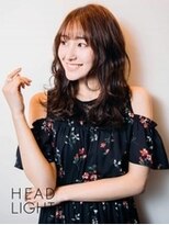 ソーエン バイ ヘッドライト 札幌元町駅前店(soen by HEADLIGHT)&nbsp;シースルーバング無造作ウェーブミディ