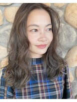 ビュートリアム 七里ヶ浜(BEAUTRIUM)&nbsp;マロンベージュロングレイヤースタイル