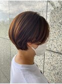 黒髪/ボブルフ/ネビージュ/小顔/ワンレン/髪質改善/グレージュ