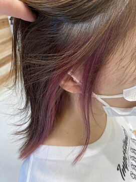 イツクヘアー(Ituc Hair) インナーカラー【ペオニーピンク】