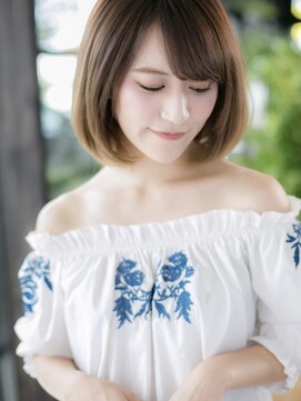 エヌアンドエー せんげん台店(N&A) 大人ガーリーボブスタイル#モテ髪カタログ