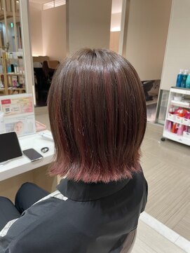 ピーディーヴィセオ 新さっぽろ店(PD VISEO) インナーレッドブラウン♪