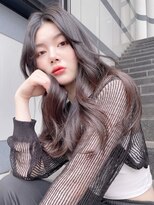 アイティーバイアルバム 北千住店(IT by ALBUM)&nbsp;くびれヘア_斜めバンググレージュカラーシルキーベージュ_59209