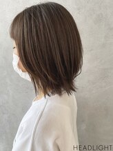 アーサス ヘアー デザイン 水戸店(Ursus hair Design by HEADLIGHT) アッシュベージュ×大人レイヤーミニウルフチェリーブラウン美髪