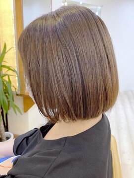 モリオ フロム ロンドン 成増店 【morio成増/児玉】美髪矯正ボブ　スモーキーベージュ