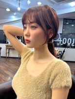 リコバイアフロート(riko by afloat)&nbsp;レイヤーロング/ミルクティーピンク/フェイスレイヤー