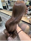 9120ブリーチなしダブルカラーミルクティーアッシュワンホンヘア