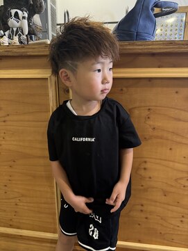 ナンバー 竪町(number+) 20代30代韓流☆ツイストパーマショートマッシュアッシュ